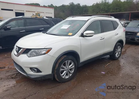 2016 Nissan Rogue Sv from USA, damaged, VIN KNMAT2MT7GP685711